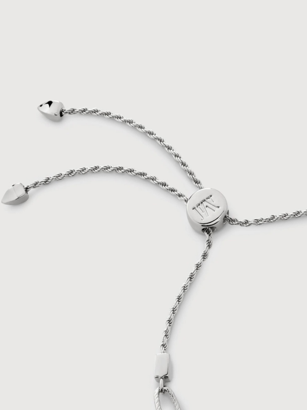 NEW Monica Vinader Corda Friendship Chain Bracelet Silver - Picture 6 of 7
